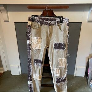 Patchwork pants!